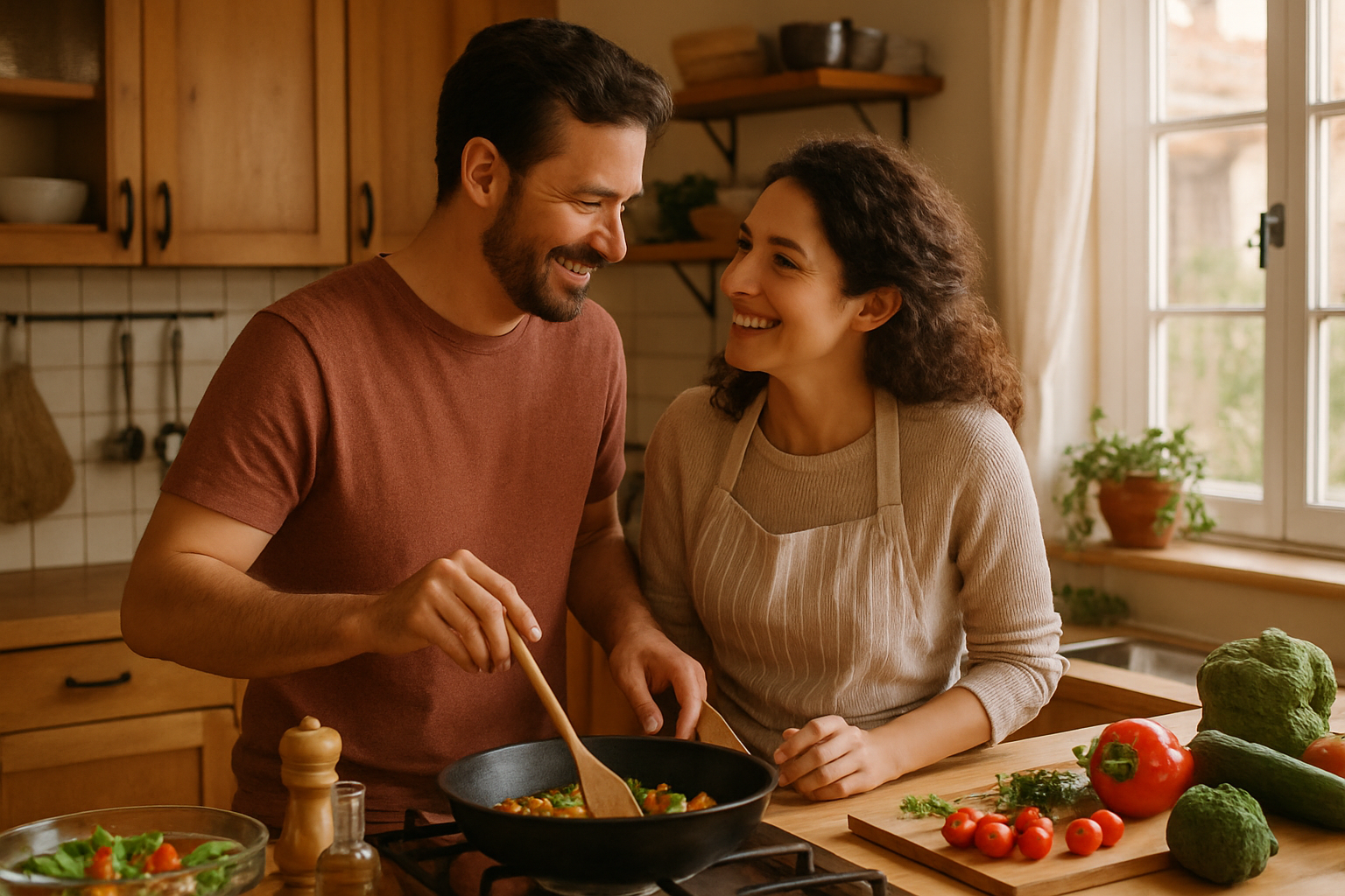 כיצד לחזק את האינטימיות הזוגית באמצעות בישול משותף